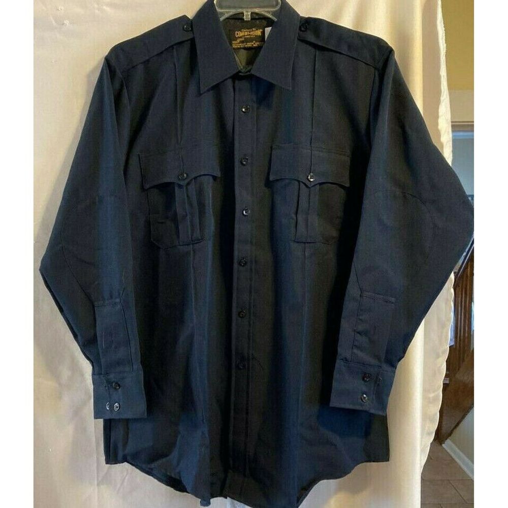 Century 21 Comfort in Action By Martin's Mens Dress Shirt Blue Sz 16 34/35- New